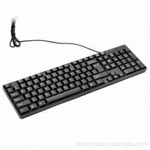 USB or PS2 Standard Keyboard with Special Texture Material, Nice Appearance